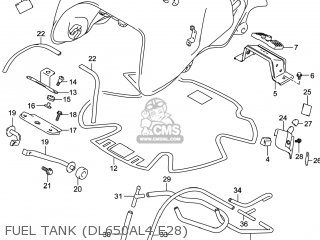 FUEL TANK (DL650AL4 E28) - DL650A VSTROM 2014 (L4) USA (E03)
