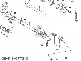 GEAR SHIFTING - DL650A VSTROM 2014 (L4) USA (E03)