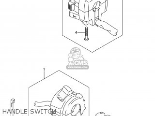 HANDLE SWITCH - DL650A VSTROM 2014 (L4) USA (E03)