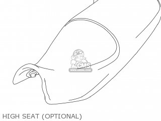HIGH SEAT (OPTIONAL) - DL650A VSTROM 2014 (L4) USA (E03)