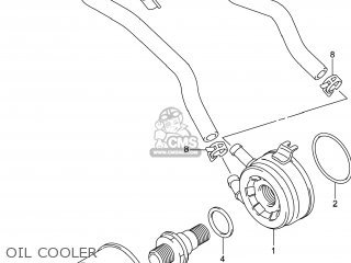OIL COOLER - DL650A VSTROM 2014 (L4) USA (E03)