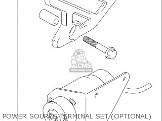 POWER SOURCE TERMINAL SET (OPTIONAL) - DL650A VSTROM 2014 (L4) USA (E03)