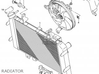 RADIATOR - DL650A VSTROM 2014 (L4) USA (E03)