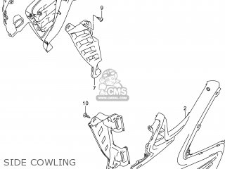 SIDE COWLING - DL650A VSTROM 2014 (L4) USA (E03)