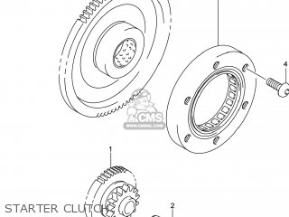 STARTER CLUTCH - DL650A VSTROM 2014 (L4) USA (E03)