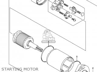 STARTING MOTOR - DL650A VSTROM 2014 (L4) USA (E03)