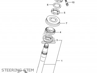 STEERING STEM - DL650A VSTROM 2014 (L4) USA (E03)