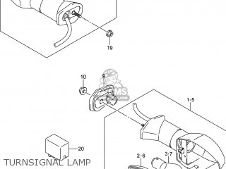 TURNSIGNAL LAMP - DL650A VSTROM 2014 (L4) USA (E03)