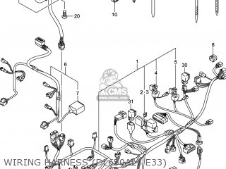 WIRING HARNESS (DL650AL4 E33) - DL650A VSTROM 2014 (L4) USA (E03)