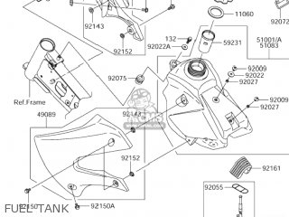 FUEL TANK - DR-Z110 2003 (K3) USA (E03) DRZ110 DR Z110