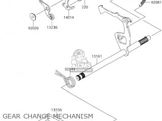 GEAR CHANGE MECHANISM - DR-Z110 2003 (K3) USA (E03) DRZ110 DR Z110