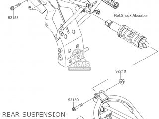 REAR SUSPENSION - DR-Z110 2003 (K3) USA (E03) DRZ110 DR Z110