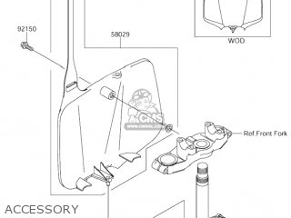 ACCESSORY - DR-Z110 2004 (K4) USA (E03) DRZ110 DR Z110