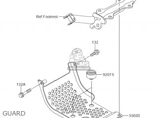 GUARD - DR-Z110 2004 (K4) USA (E03) DRZ110 DR Z110
