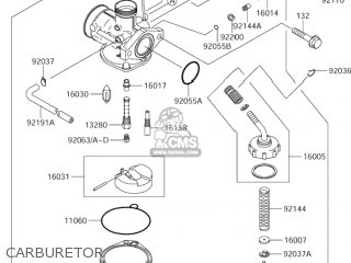 CARBURETOR - DR-Z110 2005 (K5) USA (E03) DRZ110 DR Z110