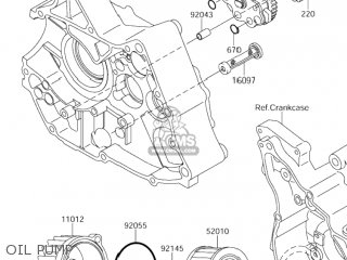 OIL PUMP - DR-Z110 2005 (K5) USA (E03) DRZ110 DR Z110