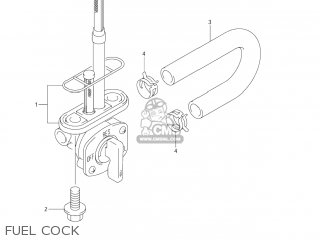 FUEL COCK - DR-Z125 2006 (K6) USA (E03) DRZ125 DR Z125