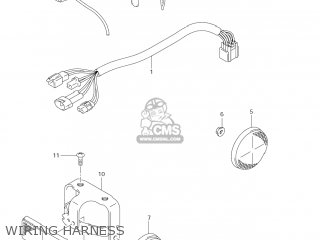 WIRING HARNESS - DR-Z125 2007 (K7) USA (E03) DRZ125 DR Z125