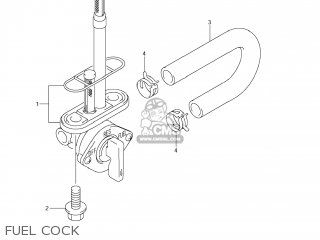 FUEL COCK - DR-Z125 2009 (K9) USA (E03) DRZ125 DR Z125
