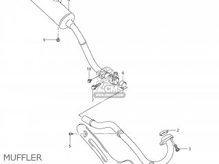 MUFFLER - DR-Z125 2010 (L0) USA (E03) DRZ125 DR Z125