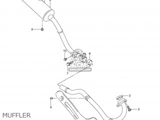 MUFFLER - DR-Z125 2012 (L2) USA (E03) DRZ125 DR Z125