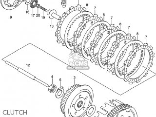 CLUTCH - DR-Z125 2014 (L4) USA (E03) DRZ125 DR Z125