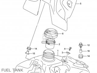 FUEL TANK - DR-Z125 2014 (L4) USA (E03) DRZ125 DR Z125