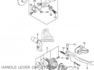 HANDLE LEVER (DR-Z125LL4 E28) - DR-Z125 2014 (L4) USA (E03) DRZ125 DR Z125