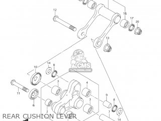 REAR CUSHION LEVER - DR-Z125L 2003 (K3) USA (E03) DRZ125L DR Z125L