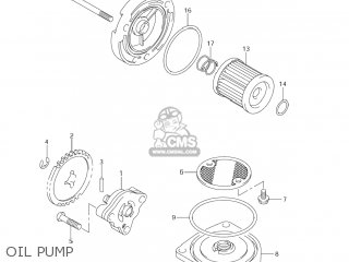 OIL PUMP - DR-Z125L 2004 (K4) USA (E03) DRZ125L DR Z125L