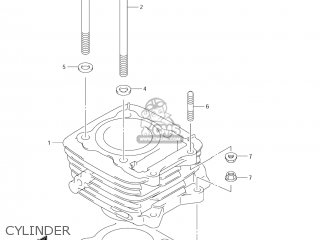 CYLINDER - DR-Z125L 2005 (K5) USA (E03) DRZ125L DR Z125L