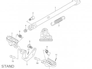 STAND - DR-Z125L 2006 (K6) USA (E03) DRZ125L DR Z125L