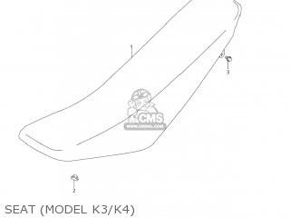 SEAT (MODEL K3/K4) - DR-Z125L 2007 (K7) USA (E03) DRZ125L DR Z125L