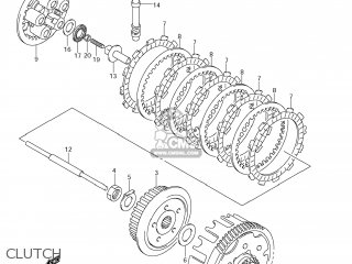 CLUTCH - DR-Z125L 2010 (L0) USA (E03) DRZ125L DR Z125L