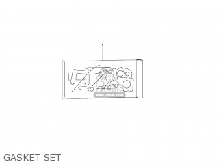 GASKET SET - DR-Z125L 2012 (L2) USA (E03) DRZ125L DR Z125L
