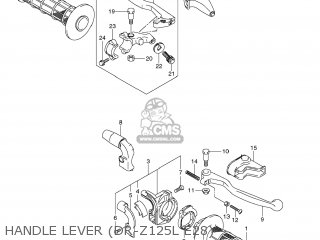 HANDLE LEVER (DR-Z125L E28) - DR-Z125L 2012 (L2) USA (E03) DRZ125L DR Z125L