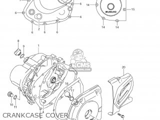 CRANKCASE COVER - DR-Z125L 2013 (L3) USA (E03) DRZ125L DR Z125L