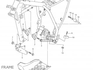 FRAME - DR-Z125L 2013 (L3) USA (E03) DRZ125L DR Z125L