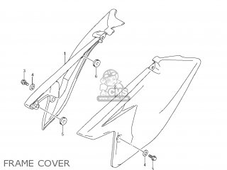 FRAME COVER - DR-Z125L 2013 (L3) USA (E03) DRZ125L DR Z125L