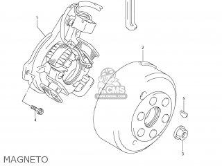 MAGNETO - DR-Z125L 2013 (L3) USA (E03) DRZ125L DR Z125L