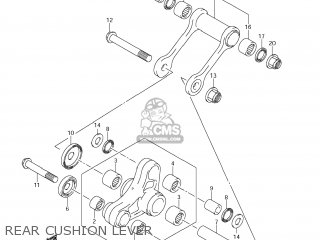 REAR CUSHION LEVER - DR-Z125L 2013 (L3) USA (E03) DRZ125L DR Z125L