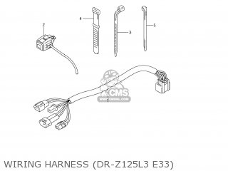 WIRING HARNESS (DR-Z125L3 E33) - DR-Z125L 2013 (L3) USA (E03) DRZ125L DR Z125L