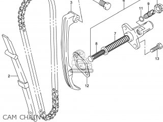 CAM CHAIN - DR-Z125L 2014 (L4) USA (E03) DRZ125L DR Z125L