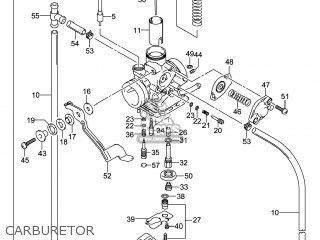 CARBURETOR - DR-Z125L 2014 (L4) USA (E03) DRZ125L DR Z125L