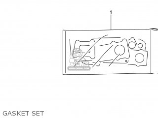 GASKET SET - DR-Z125L 2014 (L4) USA (E03) DRZ125L DR Z125L