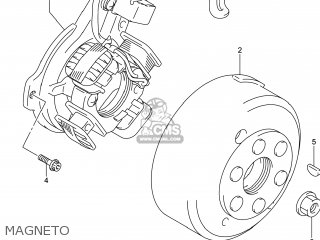 MAGNETO - DR-Z125L 2014 (L4) USA (E03) DRZ125L DR Z125L