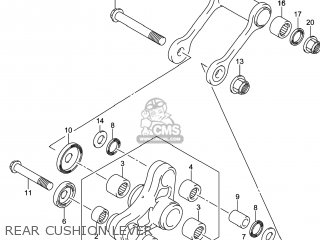 REAR CUSHION LEVER - DR-Z125L 2014 (L4) USA (E03) DRZ125L DR Z125L