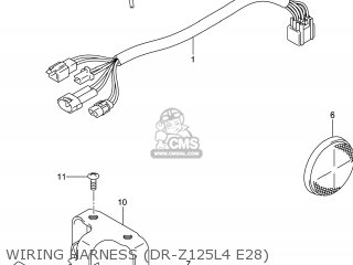 WIRING HARNESS (DR-Z125L4 E28) - DR-Z125L 2014 (L4) USA (E03) DRZ125L DR Z125L