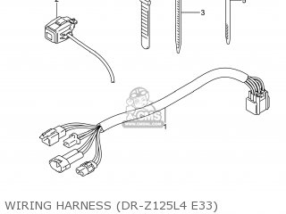 WIRING HARNESS (DR-Z125L4 E33) - DR-Z125L 2014 (L4) USA (E03) DRZ125L DR Z125L