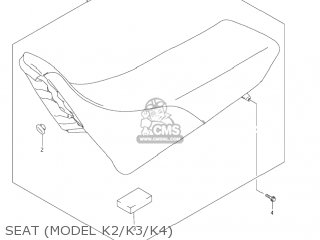 SEAT (MODEL K2/K3/K4) - DR-Z250 2002 (K2) USA (E03) DRZ250 DR Z250